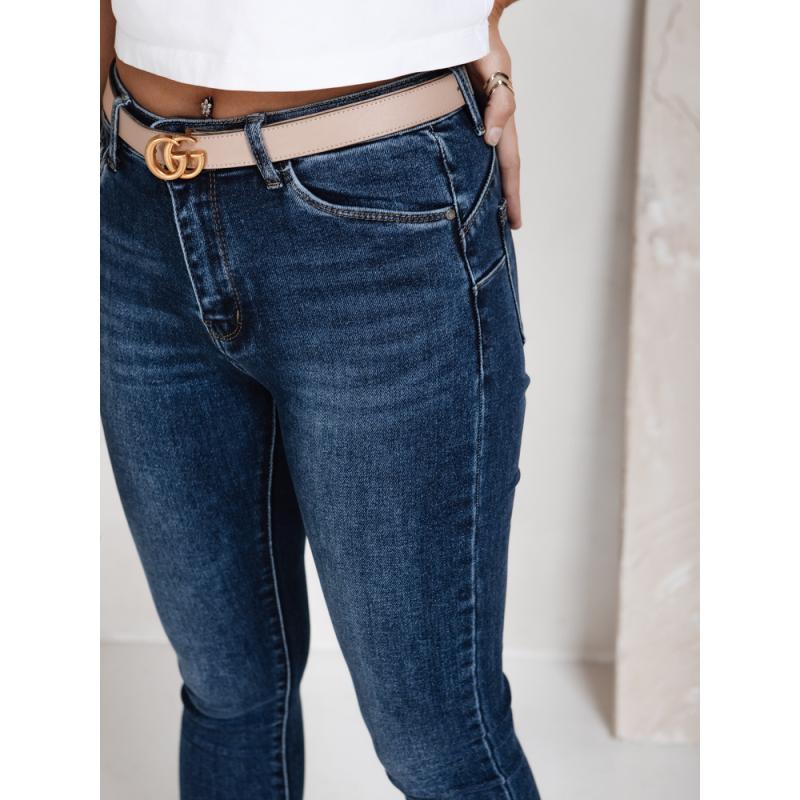 Női magas derekú skinny farmer, kék