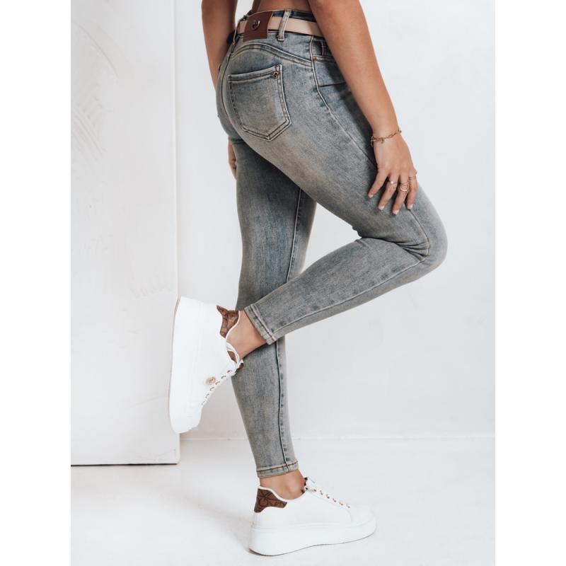 Női push-up skinny farmer, kék