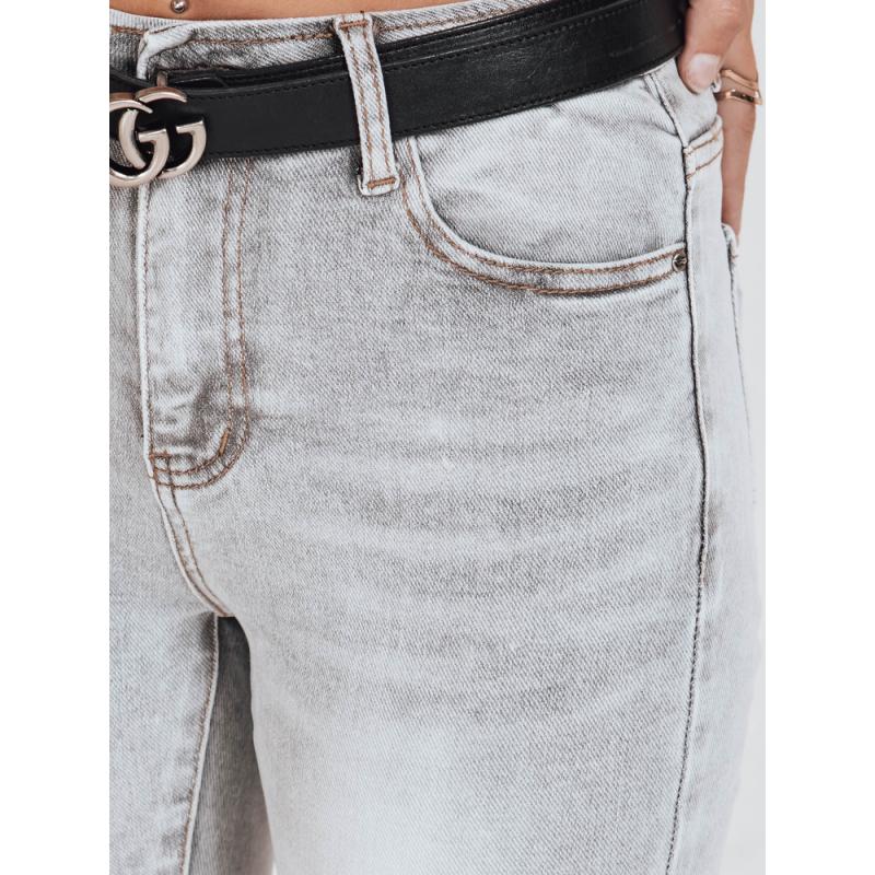 Dámské úzké džíny, šedé