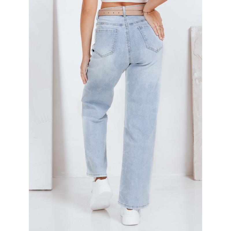 Női széles szárú farmer, kék