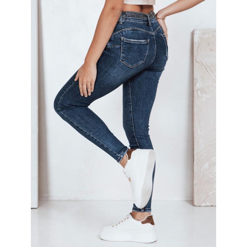 Női skinny push-up farmer, kék