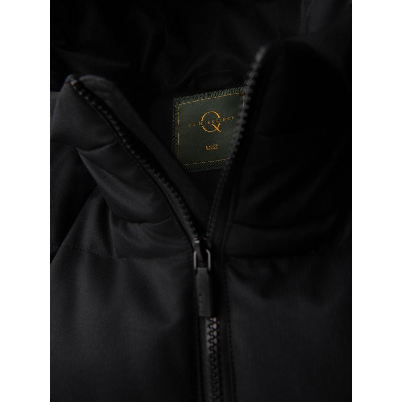 Pánská motorkářská bunda se strukturovaným střihem a stojáčkem – hnědá V2 OM-JANP-0229