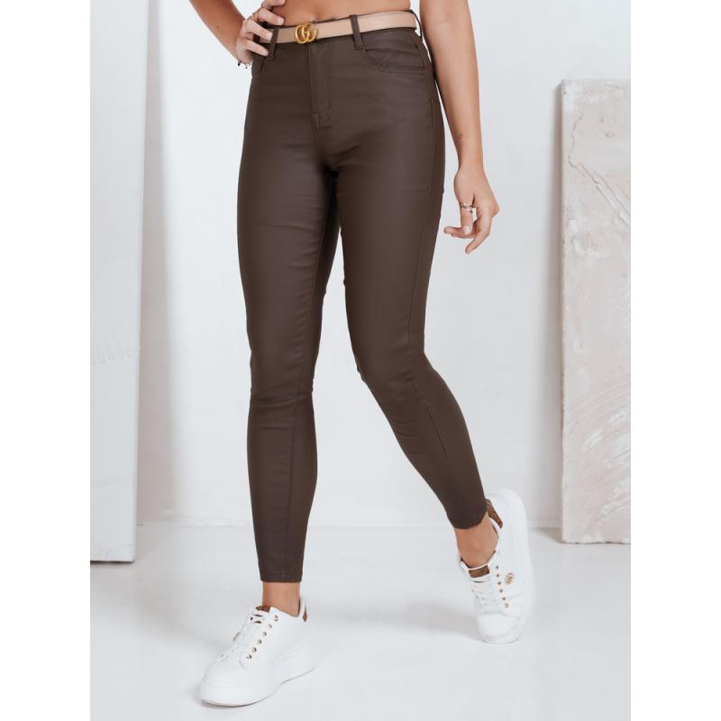 Női viaszos nadrág barna