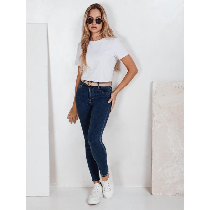 Dámské push up džíny tmavě modré
