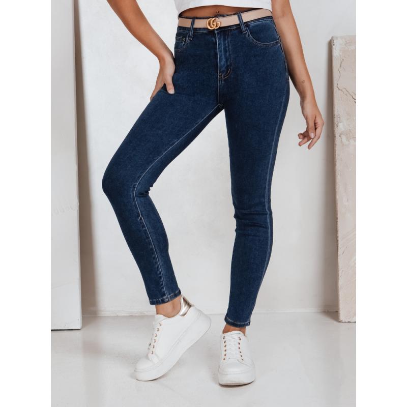Dámské push up džíny tmavě modré