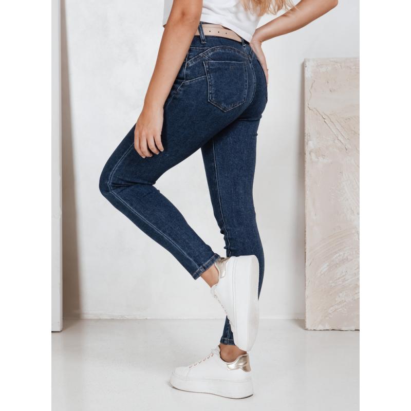 Dámské push up džíny tmavě modré