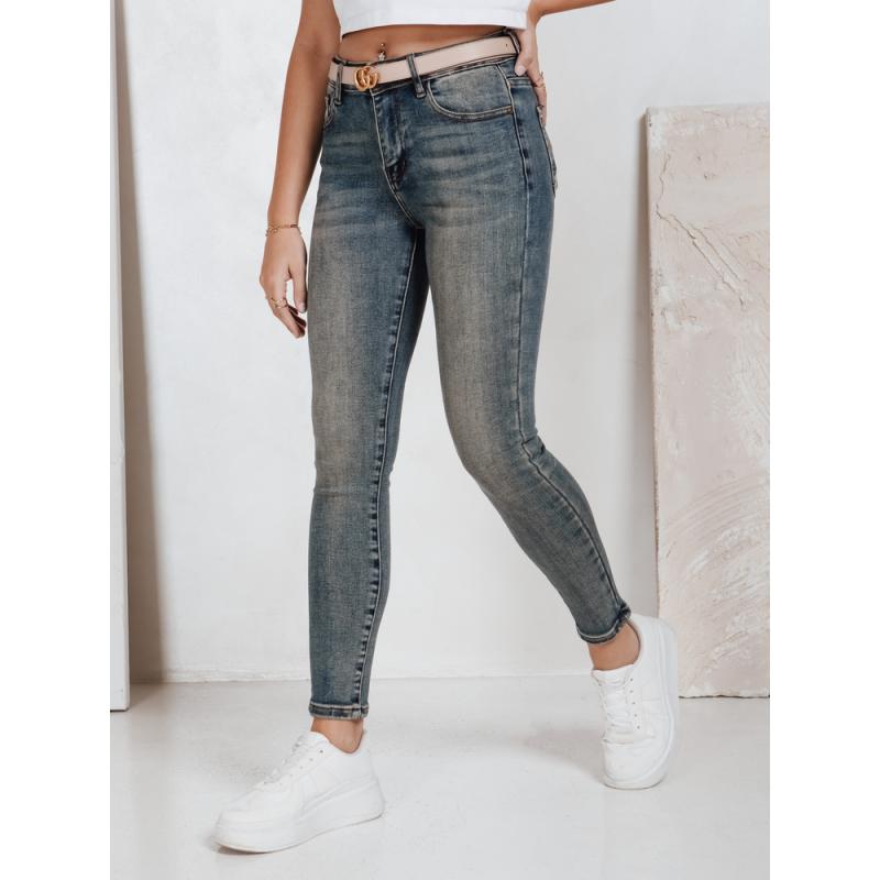 Női skinny farmer magas derékkal, kék