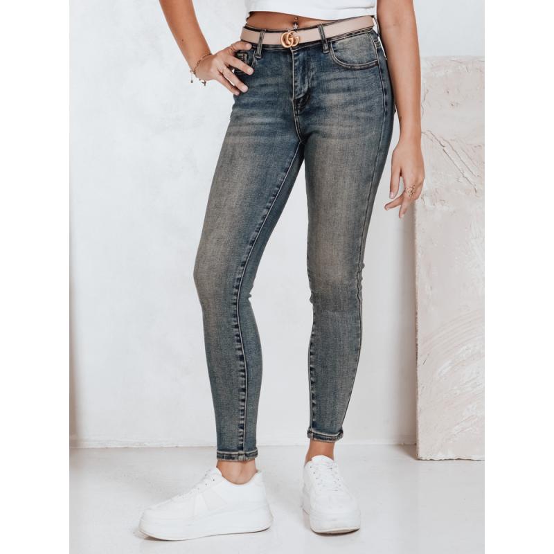 Női skinny farmer magas derékkal, kék