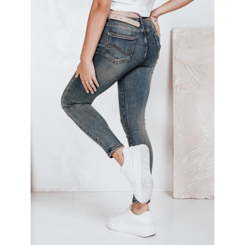 Női skinny farmer magas derékkal, kék