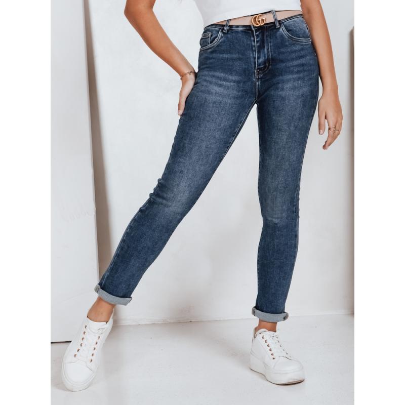 Női skinny farmer magas derékkal, kék