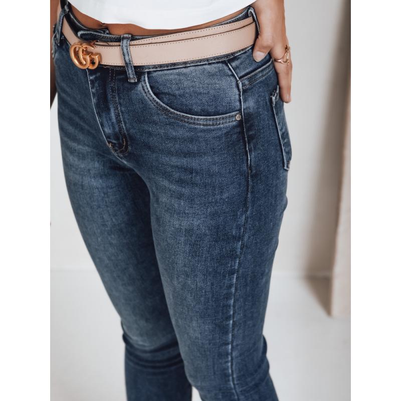 Női skinny farmer magas derékkal, kék