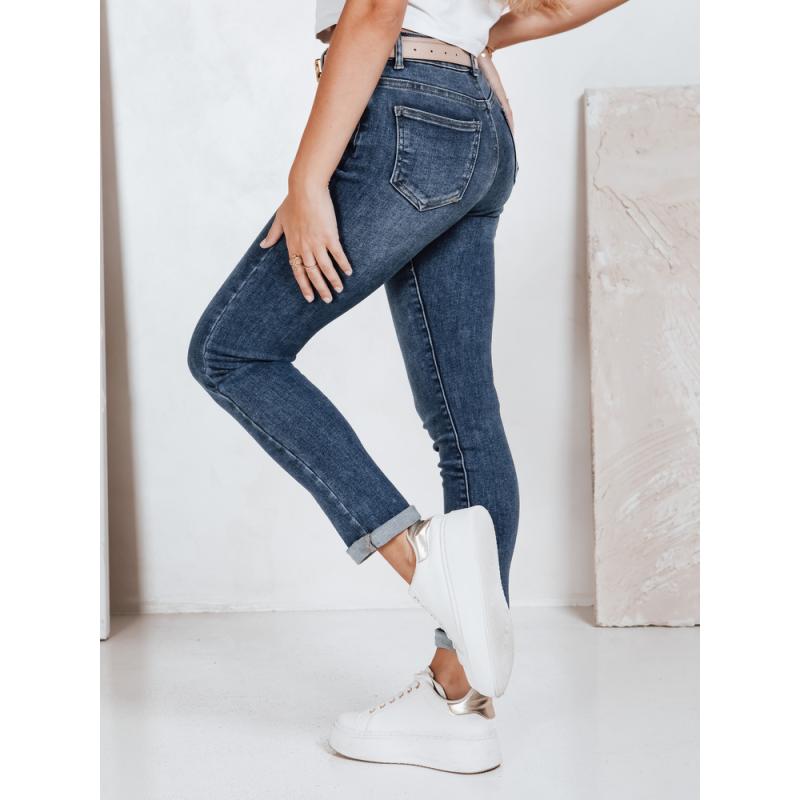 Női skinny farmer magas derékkal, kék