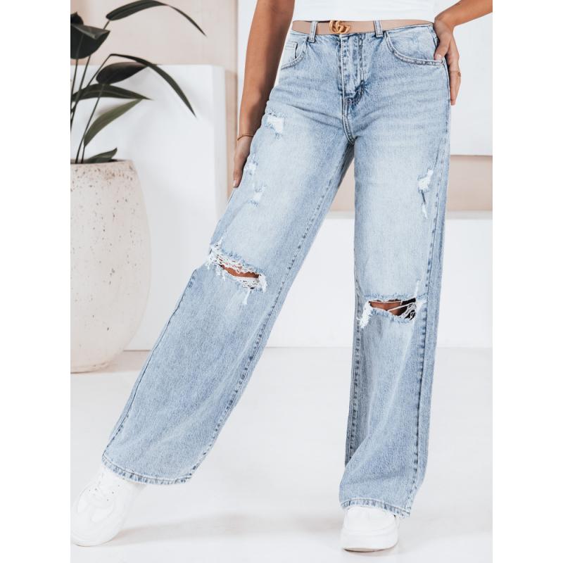 Női laza farmer, világoskék