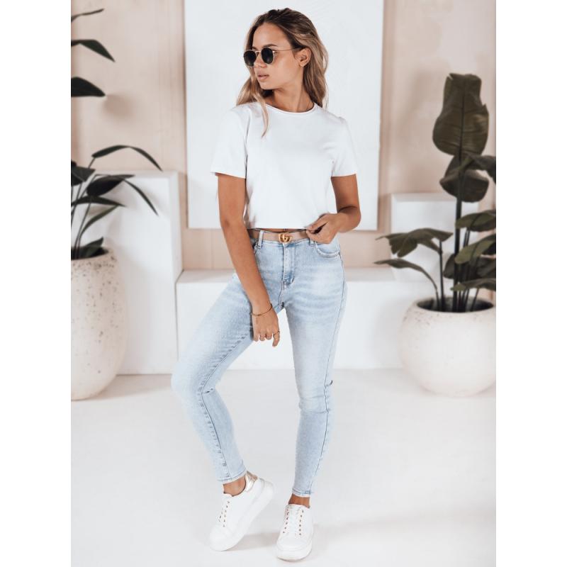 Női push-up farmer, világoskék