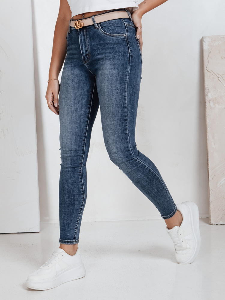 Dámske skinny džínsy, modré