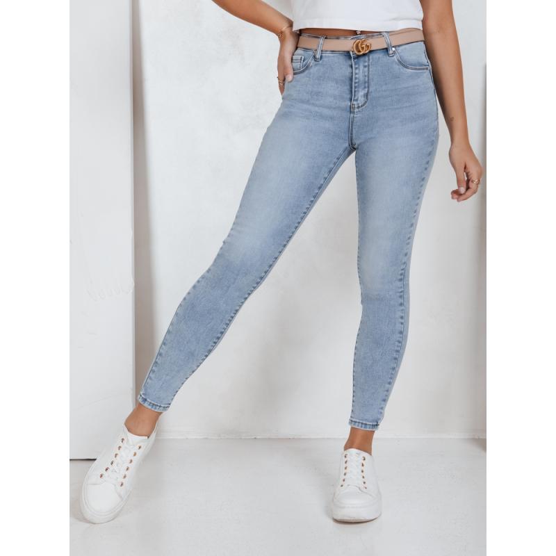 Dámské push up džíny světle modré