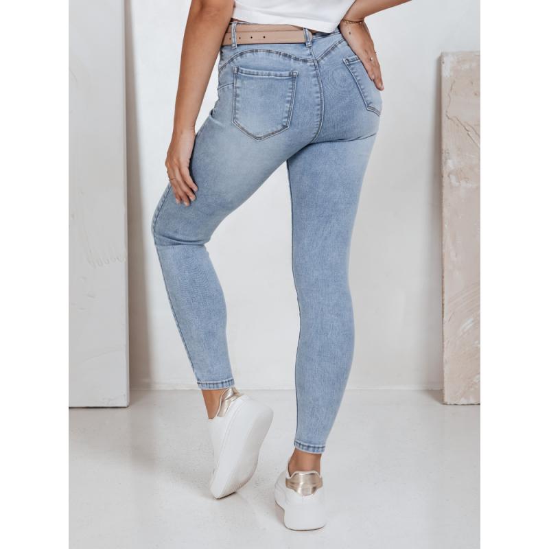 Dámské push up džíny světle modré