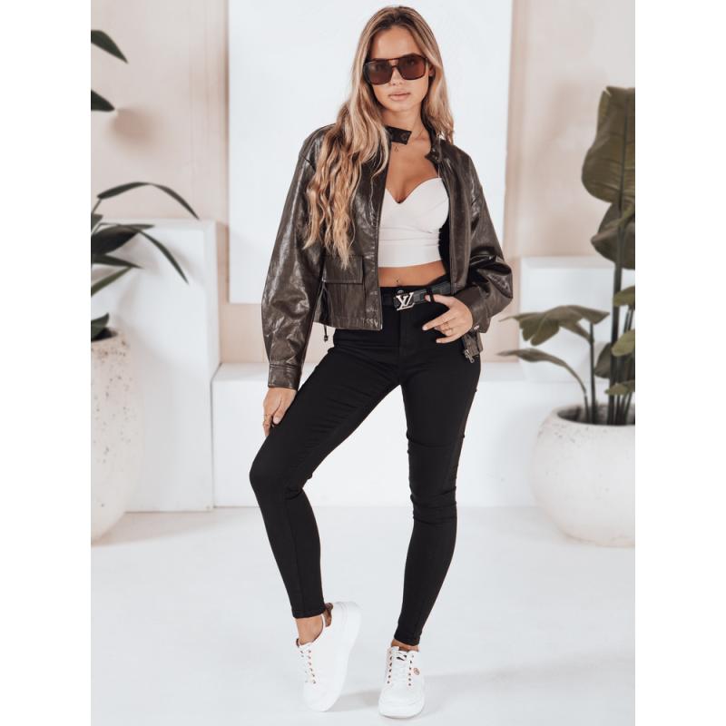 Dámské džíny push up, černé