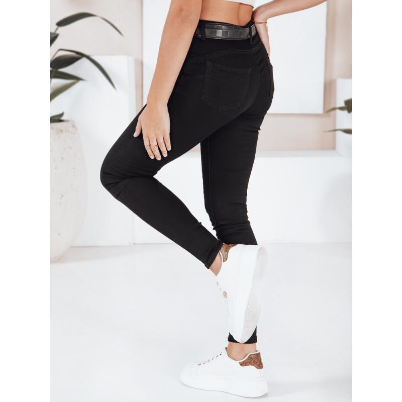 Dámské džíny push up, černé