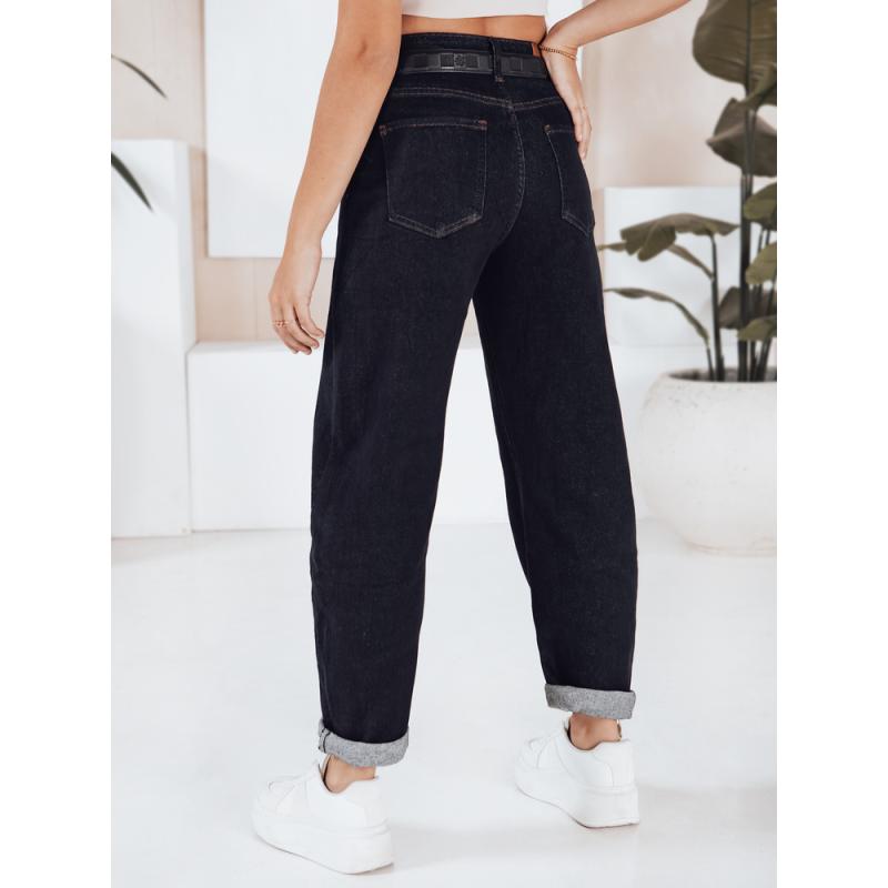 Dámské džíny balloon fit tmavě modré