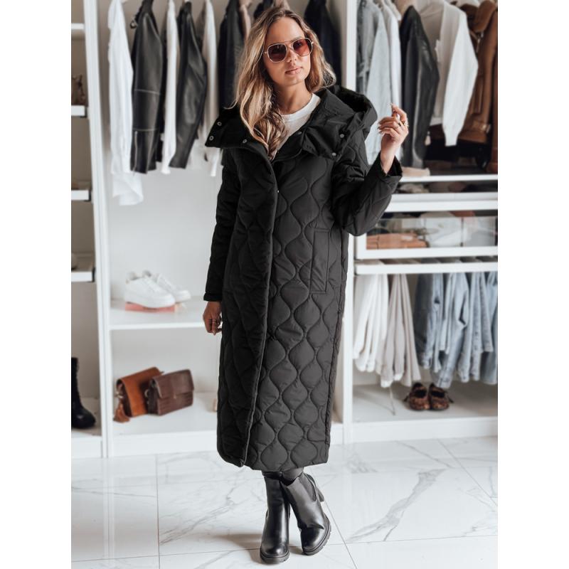 Dámska prešívaná zimná bunda LIKEMIRA, čierna