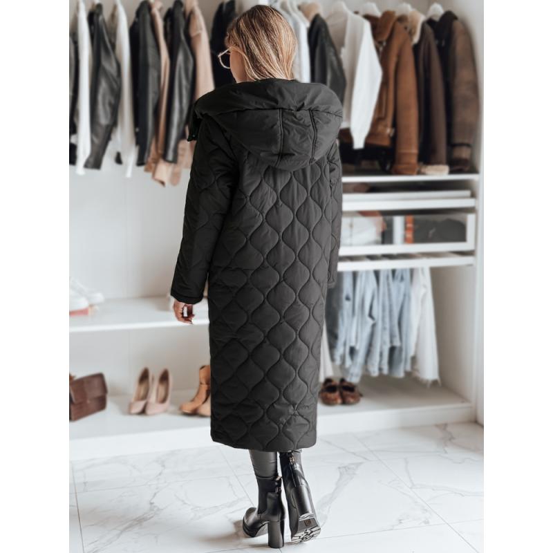 Dámska prešívaná zimná bunda LIKEMIRA, čierna