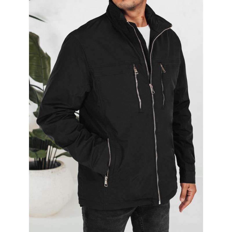 Férfi átmeneti kabát, fekete