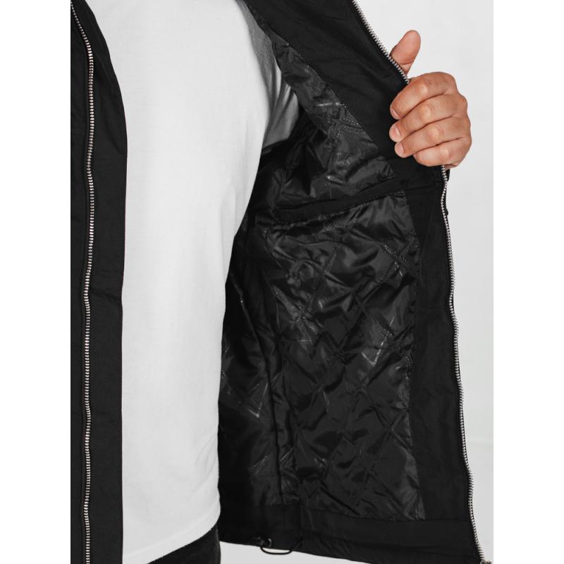 Férfi átmeneti kabát, fekete