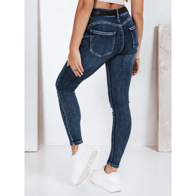 Dámské džíny push up tmavě modré