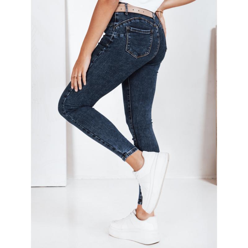 Dámské džíny push up tmavě modré