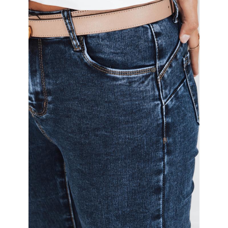 Dámské džíny push up tmavě modré