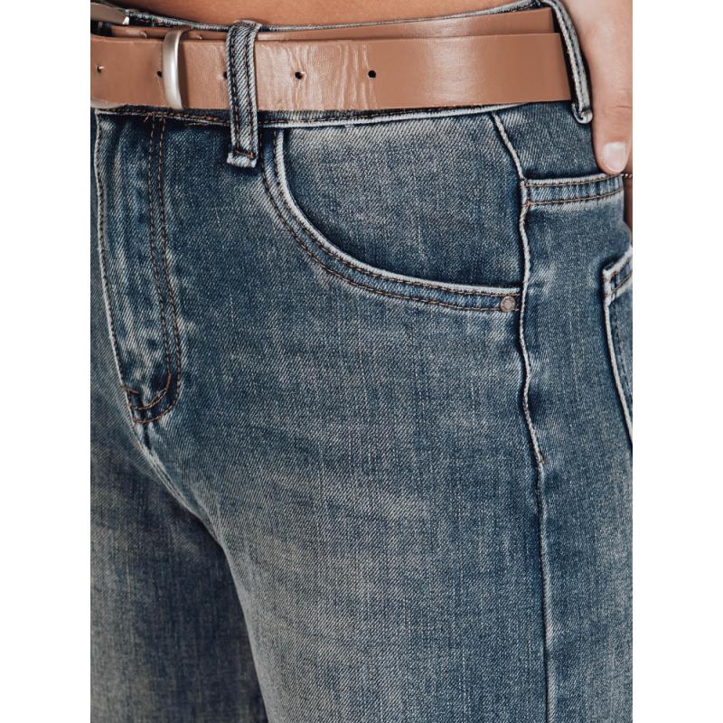 Női nadrág széles szárral, kék