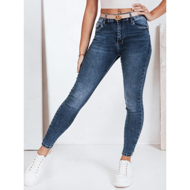 Női keskeny nadrág, kék