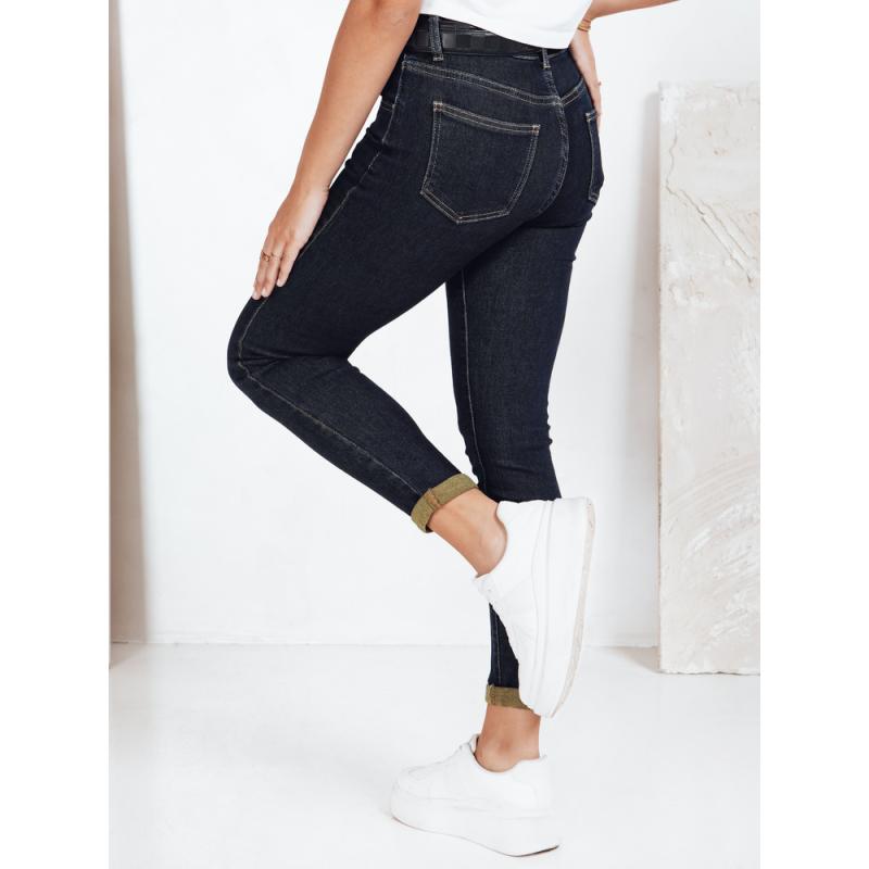 Dámské džíny skinny tmavě modré
