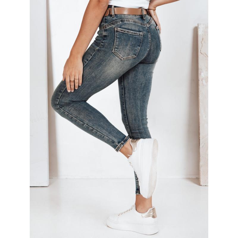 Női skinny push-up farmer, kék