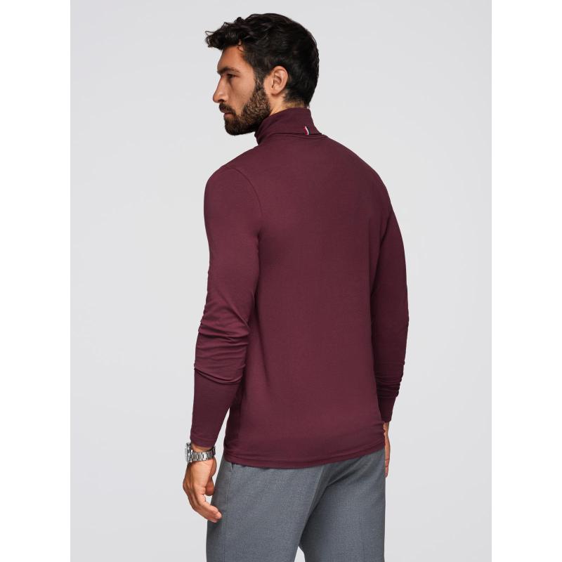 Férfi garbó hosszú ujjú – bordó V6 OM-LSCL-0130