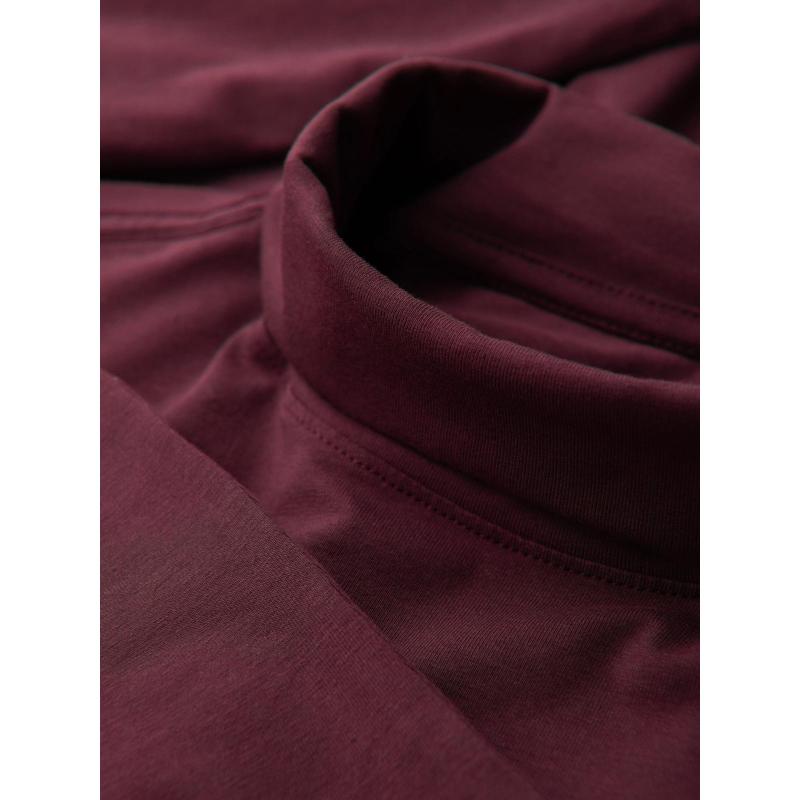 Férfi garbó hosszú ujjú – bordó V6 OM-LSCL-0130