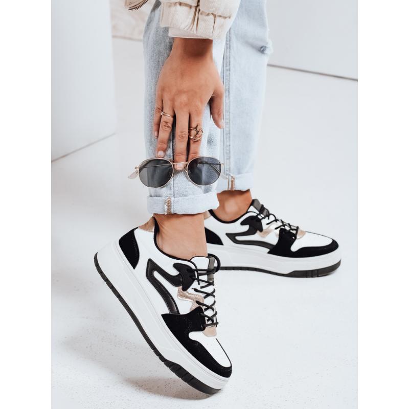 BEIMEI női platformos tornacipő, fekete