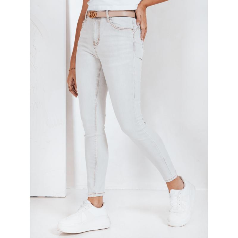 Dámské džíny skinny šedé