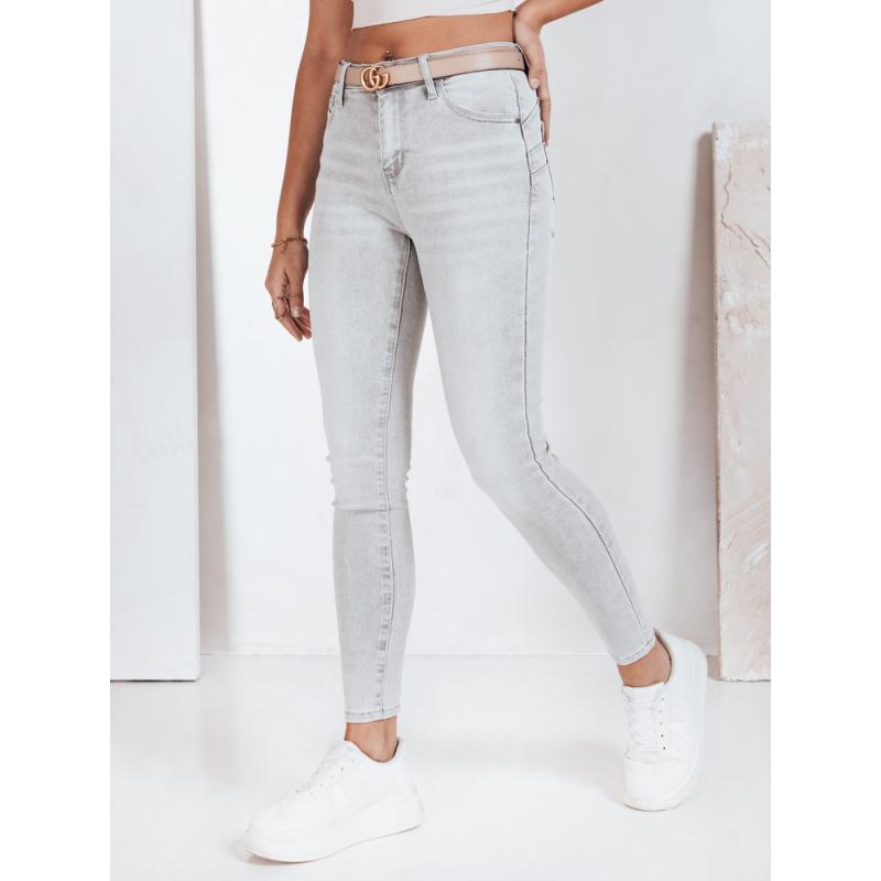 Dámské džíny skinny šedé