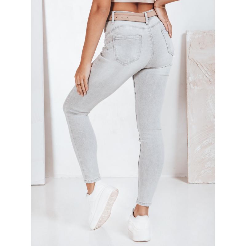 Dámské džíny skinny šedé