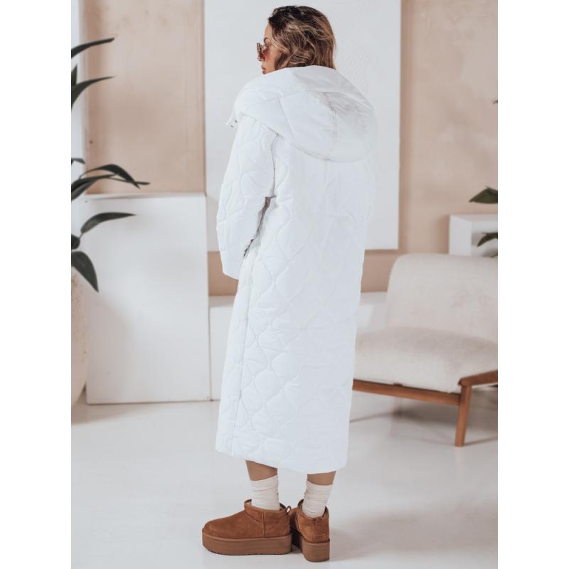 Dámská zimní prošívaná bunda LIKEMIRA, bílá