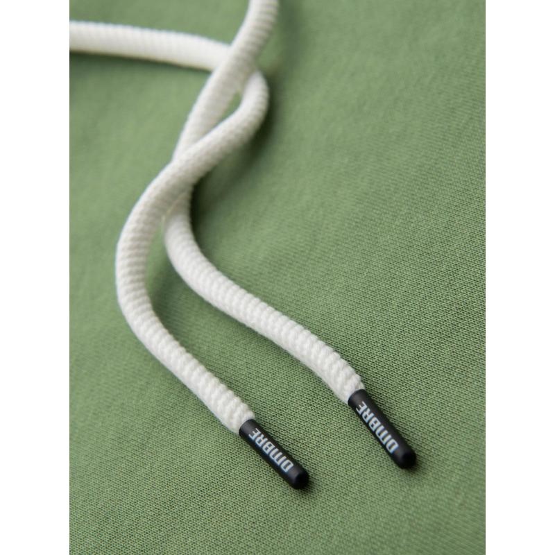 Pánská mikina BASIC s kapucí a klokaní kapsou – zelená V3 B1674