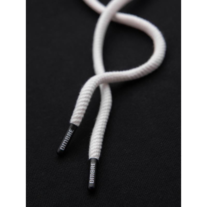 Pánská mikina BASIC s kapucí a klokaní kapsou – černá V5 B1674