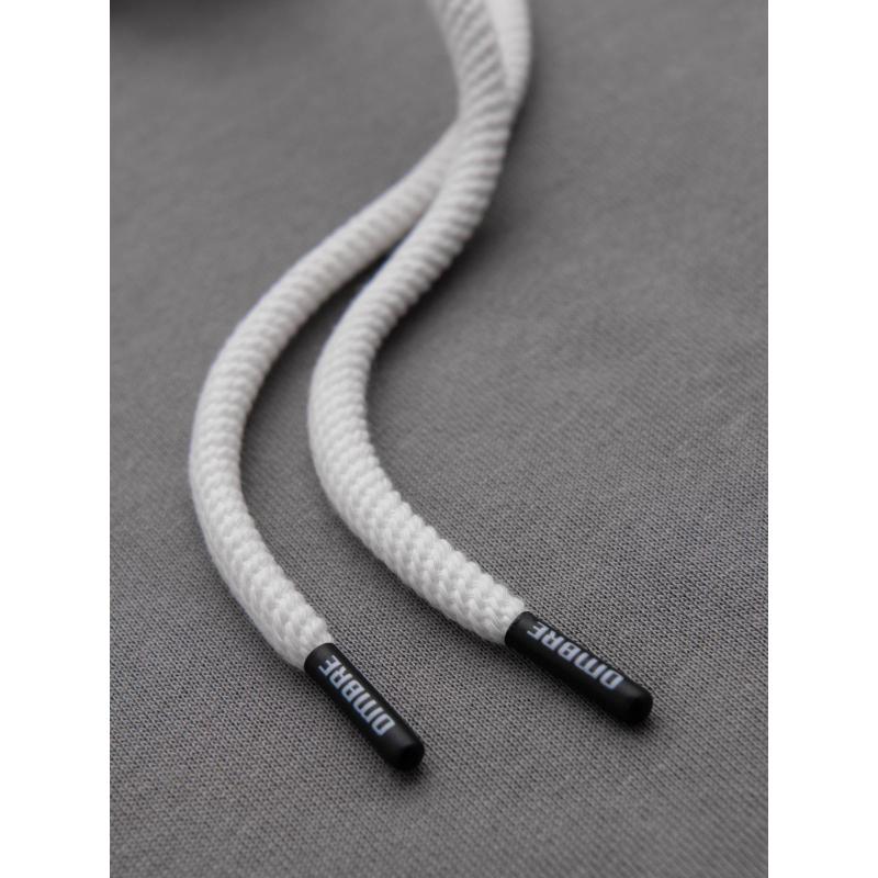 Pánská mikina BASIC s kapucí a klokaní kapsou – šedá V8 B1674