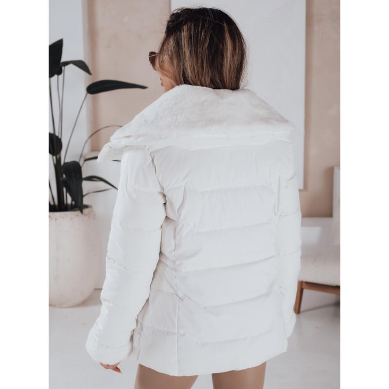 Női steppelt kabát WINTERGIRL, fehér