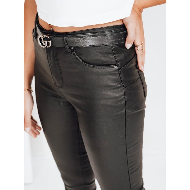 Női viaszos push up farmer fekete