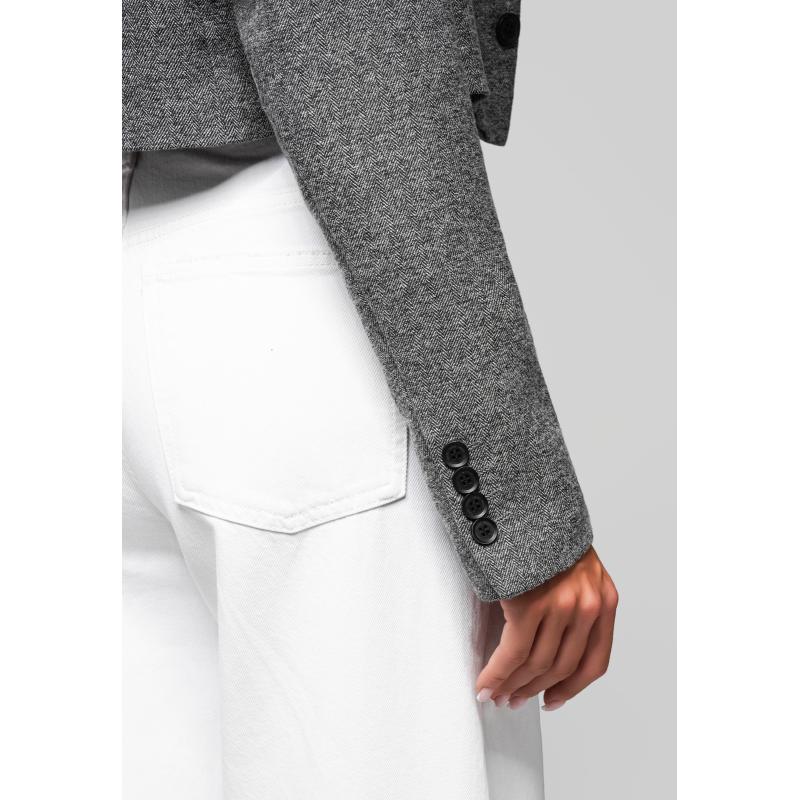 Dámská bunda LW-BLZB-0100 – šedá