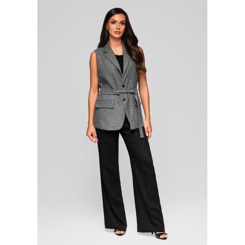 Dámská vesta LW-BLZV-0102 – šedá