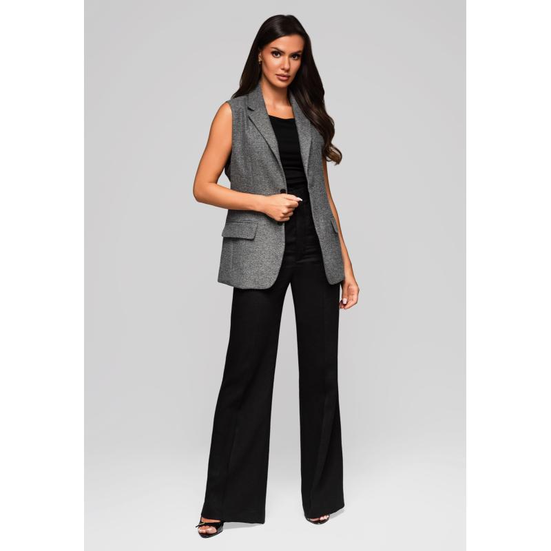 Dámská vesta LW-BLZV-0102 – šedá